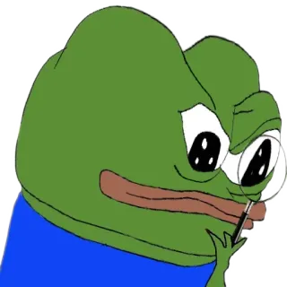 🔦 10a965e8 Pepe the Frog Pepe la grenouille, Meme, Culture Internet, Grenouille telegram sticker