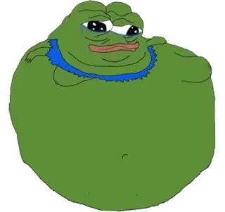 😖 11367365 Pepe the Frog pepe, grenouille, triste, mème, internet, dessin animé telegram sticker