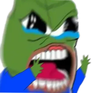 🤬 f000d882 Pepe the Frog Meme, Pepe, Grenouille, En colère telegram sticker