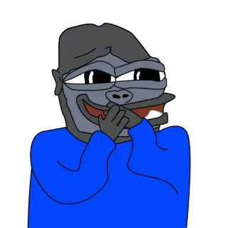 😂 7036afc3 Pepe, żaba, mem, kultura internetowa, kreskówka whatsapp sticker