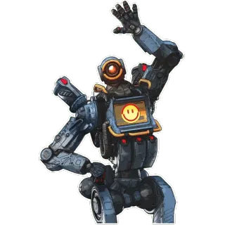 ⚙️ 0ee36da9 Pathfinder Apex Legends robot, apex legends, videojuego, pathfinder, personaje telegram sticker