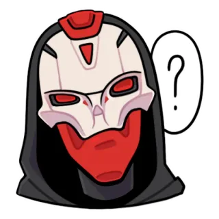 🤨 3b59db6a Revenant Apex Legends Apex Legends, Revenant, Videogioco, Personaggio, Punto interrogativo, Robot, Android telegram sticker