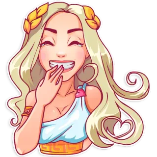 Aphrodite whatsapp stickers