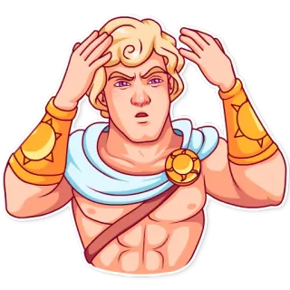 😨 1fd968ab đàn ông, bối rối, hoạt hình, tóc vàng, cơ bắp telegram sticker