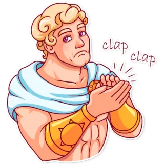 👏 a62c8967 clap clap vỗ tay, tràng vỗ tay, hoan hô, hoạt hình, nhãn dán telegram sticker