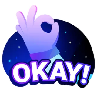 👌 763c3958 OKAY! OK, 合意, ハンドサイン, ステッカー telegram sticker