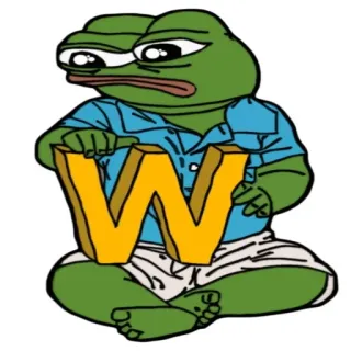 🚾 0bdcd938 Pepe the Frog pepe, frog, internet meme, sticker, w telegram sticker