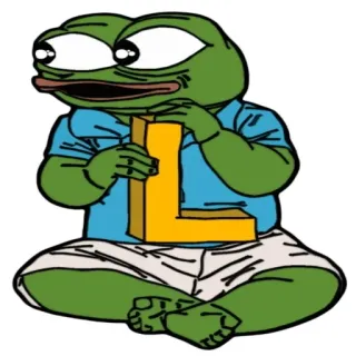 ↕️ 16ec7c47 Pepe the Frog Pepe the Frog, meme, internet culture, frog, character telegram sticker