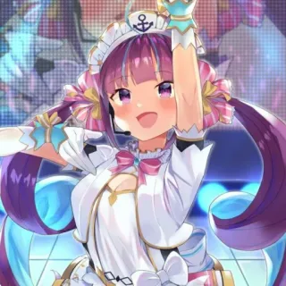 👾 0e9da0b0 garota anime, fofa, kawaii, idol, arte digital whatsapp sticker