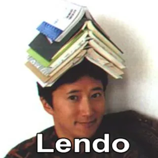 📚 74deff45 Lendo 책, 머리, 더미, 사람, 독서 telegram sticker