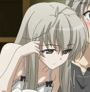 😶 7d982813 Anime, Mädchen, lange Haare, süß whatsapp sticker