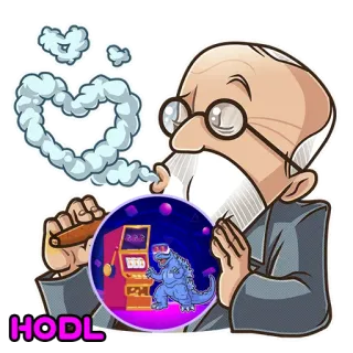 💵 74e8e81c HODL hodl, 投资, 吸烟, 赌场, 怪物 whatsapp sticker