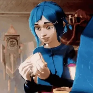 🥪 97ba1711 Jinx Arcane Jinx, Arcane, dibujos animados, animación, personaje whatsapp sticker