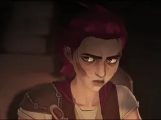 😒 1117aa78 Vi Arcane animasi, netflix, arcane, vi, karakter telegram sticker