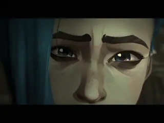 ☠ 1bdbb927 Jinx Arcane Arcane, League of Legends, Jinx, Anime, Kartun telegram sticker