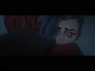 🙁 69b02c4a Arcane jinx, vi, arcane, peluk, saudara perempuan telegram sticker