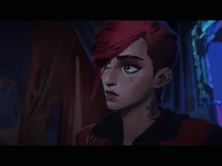 🌟 9ea8a6d7 Vi Arcane Arcane, Vi, animasi, karakter, acara tv telegram sticker