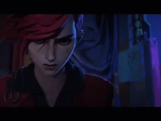 🧐 c9dad130 Vi Arcane Arcane, Vi, karakter, animasi, Netflix telegram sticker