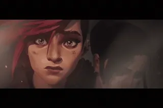 😐 f39133f8 Vi Arcane Arcane, League of Legends, Vi, Animasi, Karakter, Netflix telegram sticker