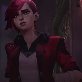 🕳 4cb88825 Vi Arcane Arcane, Вай, персонаж, анимация, панк, боец telegram sticker