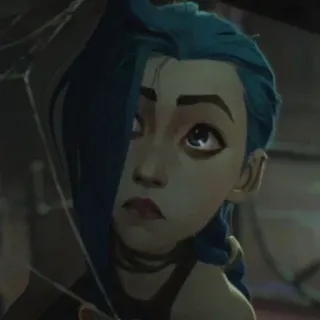 😟 370702b6 Jinx Arcane Arcane, Jinx, Anime, League of Legends, Personagem whatsapp sticker