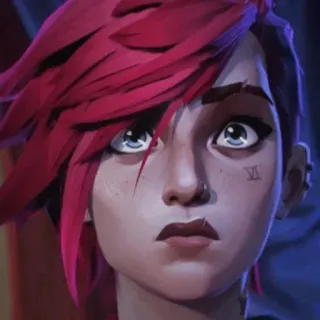 😳 6e1338e8 Vi Arcane Anime, Desenho animado, Netflix, Arcane, Vi, League of Legends whatsapp sticker