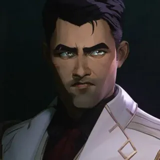 😤 9a031473 Silco Arcane Arcane, Netflix, Vilão, Silco, Anime, Personagem whatsapp sticker