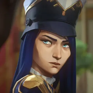 😏 9abc8201 Caitlyn Kiramman Arcane Arcane, Caitlyn, Piltover, Personagem, Série animada whatsapp sticker