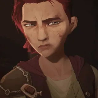 ✖ 25850643 Vi Arcane Arcane, Vi, serie animata, Netflix, personaggio telegram sticker