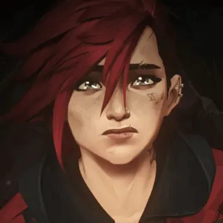 ✖ 2e067148 Vi Arcane Arcane, Vi, personaggio, serie TV, animato, Netflix telegram sticker