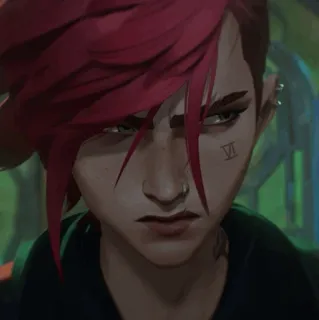 ✖ 91d092b8 Vi Arcane Arcane, Vi, League of Legends, personaggio, animato telegram sticker