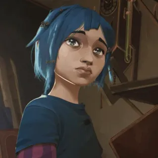 ✖ 9d3625a3 Powder Arcane Polvere, Arcano, Anime, Ragazza, capelli blu telegram sticker