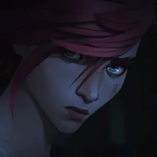 ✖ a6130efa Vi Arcane Arcane, Vi, personaggio, animato, serie TV, League of Legends telegram sticker