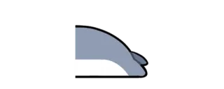 🦈 c4510bfa shark, animal, cartoon, fish, ocean telegram sticker