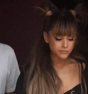 🌃 63de4802 Ariana Grande người nổi tiếng, ca sĩ, ngôi sao nhạc pop, phụ nữ, tóc, kiểu tóc, vẻ đẹp telegram sticker