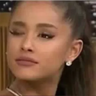 😜 6a1060f8 Ariana Grande pop, singer, musician, celebrity, actress telegram sticker