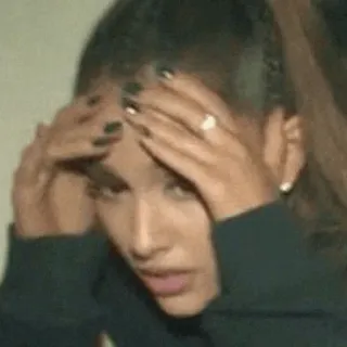 🍸 72cb8133 woman, facepalm, annoyed, frustrated, head in hands, stress telegram sticker