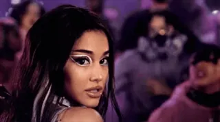 💎 6446ab82 Ariana Grande penyanyi, selebriti, bintang pop, kecantikan, wanita telegram sticker