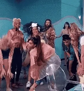 💎 9ee61b4a orang, menari, grup, musik, hiburan telegram sticker