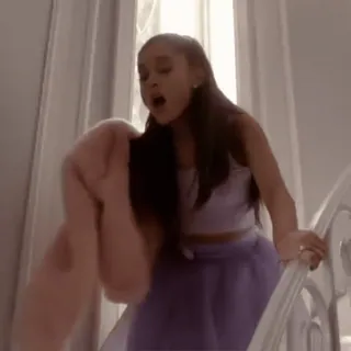 🎬 43271e44 Ariana Grande woman, singing, celebrity, ariana grande, purple, pop star, singer telegram sticker