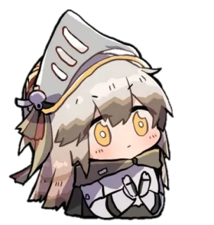 👏 d328c9be anime, armor, helmet, knight, chibi, manga, cute whatsapp sticker