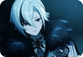 😡 4b8a7bf9 Arlecchino Genshin Impact Арлекино, Genshin Impact, Предвестник, Злодей, Аниме telegram sticker