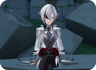 🌟 65eb6ac1 Arlecchino Genshin Impact Арлекино, Genshin Impact, Игра, Аниме, Персонаж telegram sticker