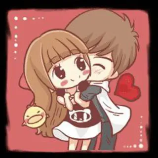 ❤️ c08e1dd8 Dibujo animado, Amor, Abrazo, Lindo, Romance, Pareja whatsapp sticker