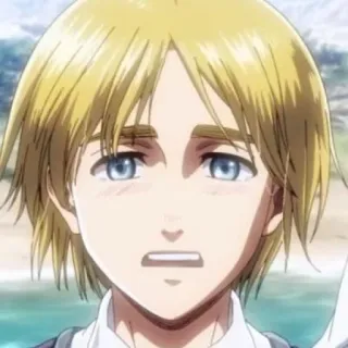 🐤 6b761b1a Armin Arlert Attack on Titan Anime, Manga, Charakter, Armin Arlert, Attack on Titan telegram sticker