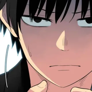 🎧 a7ebb200 อนิเมะ, มังงะ, สีหน้า, ใบหน้า, อารมณ์, ประหม่า, เหงื่อ telegram sticker