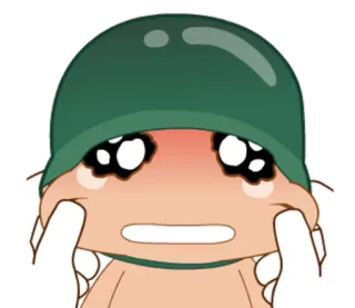 🙁 69ee3df8 lính, mũ bảo hiểm, phim hoạt hình, quân đội telegram sticker