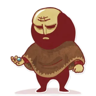 😕 2e845905 nhân vật, hình minh họa, hình tượng, người, đàn ông, có râu telegram sticker