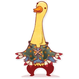 🥺 c1ac3d24 vịt, hình nhân hóa, nhãn dán, phim hoạt hình, chim, động vật telegram sticker