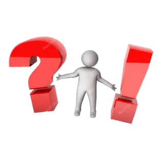 💟 2a74ecc5 question, exclamation, symbole, aide, signe whatsapp sticker